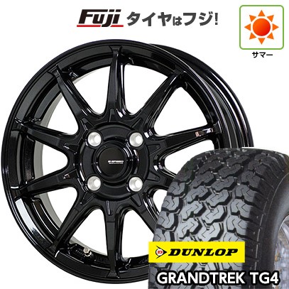 【新品 軽自動車】軽トラ 軽バン 夏タイヤ ホイール4本セット 145/80R12 80/78N グラントレック TG4 ホットスタッフ ジースピード G-05 12インチ