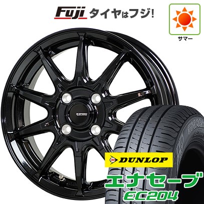 【新品国産車用 4穴100車】 夏タイヤ ホイール4本セット 175/65R15 ダンロップ エナセーブ EC204 ホットスタッフ ジースピード G-05 15インチ