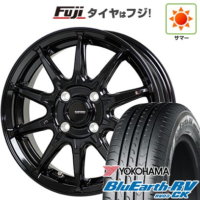 【パンク保証付き】【新品 軽自動車】エブリイワゴン 夏タイヤ ホイール4本セット 165/60R14 YOKOHAMA ブルーアース RV-03CK ジースピード G-05 14インチ