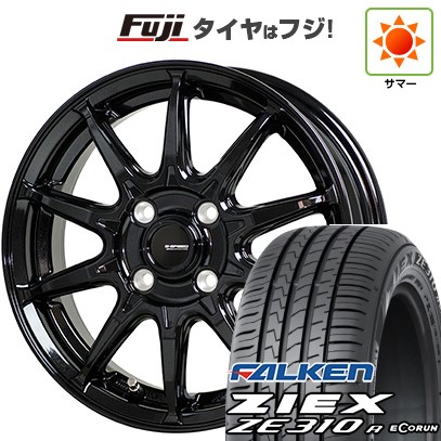 【新品国産車用 4穴100車】 夏タイヤ ホイール4本セット 185/55R15 ファルケン ジークス ZE310R エコラン(限定) ホットスタッフ ジースピード G-05 15インチ