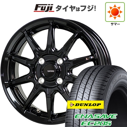 【新品 軽自動車】N-BOX タント スペーシア 夏タイヤ ホイール4本セット 165/55R15 ダンロップ エナセーブ EC205 ジースピード G-05 4.5J 15インチ