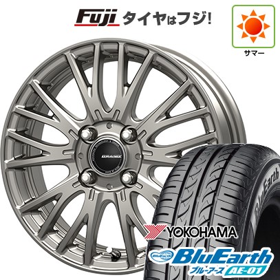 【新品 軽自動車】エブリイワゴン 夏タイヤ ホイール4本セット 155/70R13 ヨコハマ ブルーアース AE-01 コーセイ クレイシズ SE48 13インチ