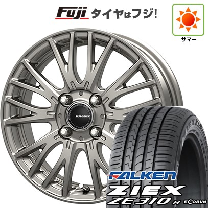 ZIEX 【新品国産車用 4穴100車】 夏タイヤ ホイール4本セット 195