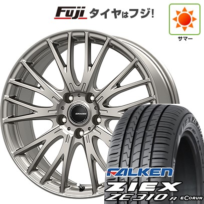 ZIEX - 【新品】無償性ド 5穴/114 夏タイア 銀輪4本仕かける 185/65R15 ファルケン ジークス ZE310R エコ幽客(押さえる) コーセイ 粘土シズ SE48 15in