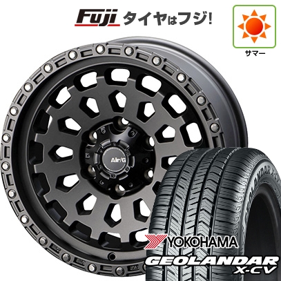 新品 ランクル250 夏タイヤ ホイール4本セット 265/70R18 ヨコハマ ジオランダー X-CV G057 4X4エンジニア エアージー ヴァルカン 8.5J 18インチ