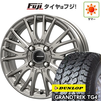GRANDTREK 【新品 軽自動車】軽トラ 軽バン 夏タイヤ ホイール4本 