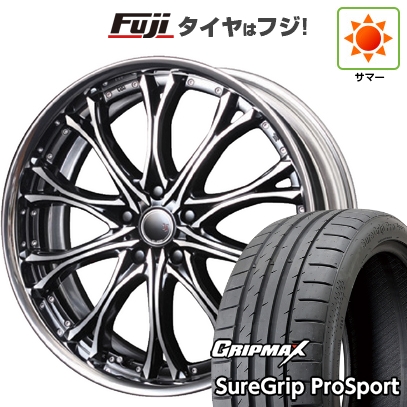 【新品国産車用5穴100】 | 夏タイヤ ホイール4本セット | 245/45R19 | Sure Grip PRO SPORT BSW | エムズスピード JJクロモ フルリバースリム 19インチ
