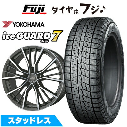 【新品】輸入車用 アウディQ5（FY 8R） スタッドレスタイヤ ホイール４本セット 235/60R18 ヨコハマ アイスガード セブンIG70(2022年製) MAK ユニオン 18インチ