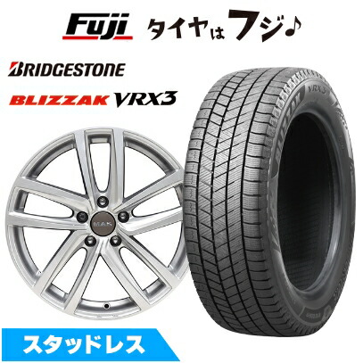 輸入車用 VW（T-Cross） スタッドレスタイヤ ホイール4本セット 205/55R17 ブリヂストン ブリザック VRX3 MAK ドレスデン 17インチ