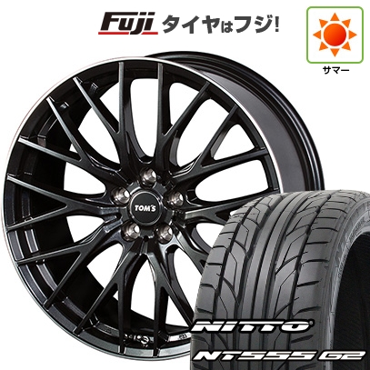 【パンク保証付き】【新品国産車用5穴114.3】 | 夏タイヤ ホイール4本セット | 255/35R20 | ニットー NT555 G2 | TOMS トムス(トヨタ車専用) TH05 | 20インチ