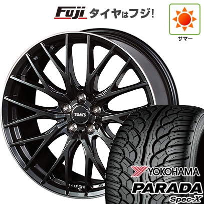 【新品国産車用5穴114.3】 | 夏タイヤ ホイール4本セット | 235/55R20 | ヨコハマ PARADA Spec-X | TOMS トムス(トヨタ車専用) TH05 | 20インチ
