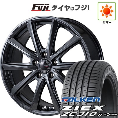 ファルケン .ジークス ze310. 215/50R17. 23年製.タイヤ4本 ZIEX 【新品国産5穴114.3車】 夏タイヤ ホイール4本セット 215