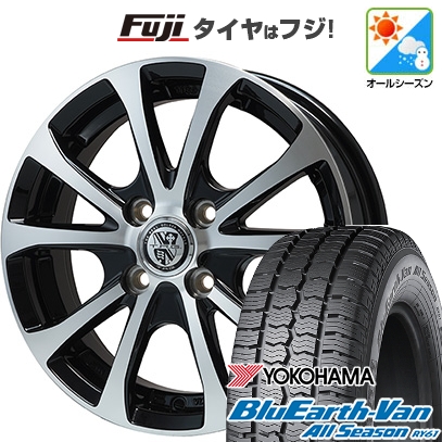 プロボックス/サクシード(160系) | オールシーズンタイヤ ホイール4本セット | 155/80R14 88/86N | ブルーアース Van RY61 | TRG-バーン XPII | 14インチ