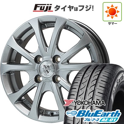 【新品 軽自動車】 夏タイヤ ホイール4本セット 145/80R13 ヨコハマ ブルーアース AE-01 TRG-バーンII 13インチ