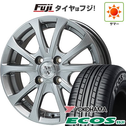 ECOS - 日本製 【新品 軽自動車】 夏タイア 車輪4本仕掛ける 165/55R14 ヨコハマ エコス ES31 ビッグウエイ TRG-バーンII 14in 自動車-タイヤ、ホイール