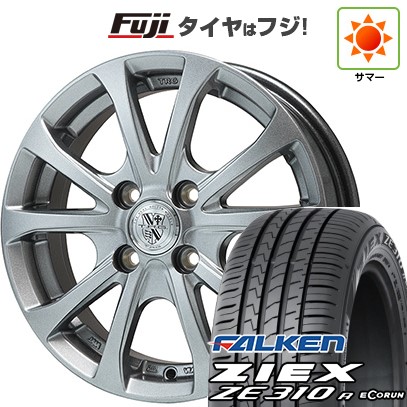 【新品国産車用 4穴100車】 夏タイヤ ホイール4本セット 185/60R15 ファルケン ジークス ZE310R エコラン(限定) ビッグウエイ TRG-バーンII 15インチ