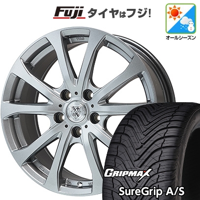 【新品国産車用5穴114.3】 | オールシーズンタイヤ ホイール4本セット | 225/40R18 | グリップマックス Sure Grip AS | TRG-バーンII 18インチ