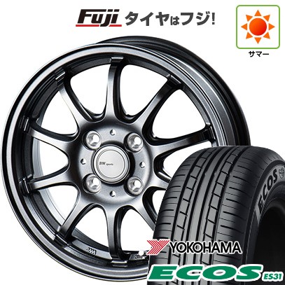ECOS 日本製 【新品 軽自動車】 夏タイヤ ホイール4本セット 165/55R14