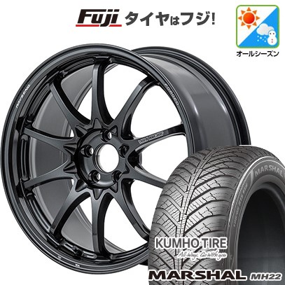 新品国産車用 5穴114.3車 オールシーズンタイヤ ホイール4本セット 215/50R17 クムホ マーシャル MH22(限定) RAYS ボルクレーシング CE28N-plus 17インチ