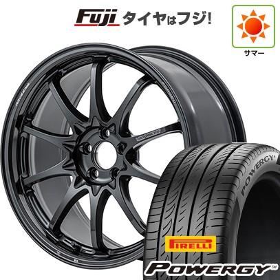 【新品国産車用 5穴114.3車】 夏タイヤ ホイール4本セット 225/50R18 ピレリ パワジー RAYS レイズ ボルクレーシング CE28N-plus 18インチ