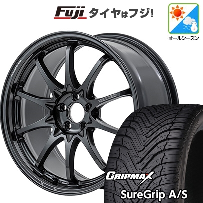新品国産車用 5穴114.3車 オールシーズンタイヤ ホイール4本セット 225/45R18 GRIP MAX シュアグリップ A/S(限定) RAYS ボルクレーシング CE28N-plus 18インチ