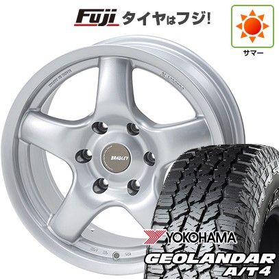 【新品国産車用 6穴139.7車】 夏タイヤ ホイール4本セット 285/70R17 ヨコハマ ジオランダー A/T4 G018 OWL/RBL 4X4エンジニア ブラッドレー パイ 17インチ