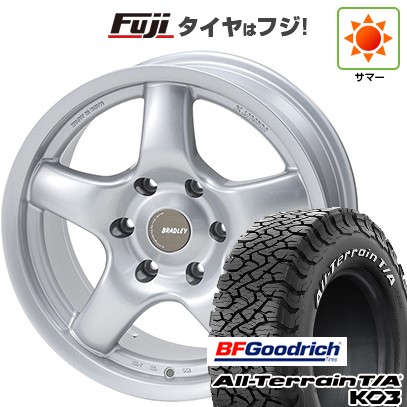 【新品】プラド/ハイラックス 夏タイヤ ホイール4本セット 265/70R17 BFグッドリッチ オールテレーンT/A KO3 RWL 4X4エンジニア ブラッドレー パイ 17インチ