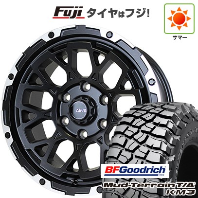 【新品国産車用 6穴139.7車】 夏タイヤ ホイール4本セット 35X12.5R17 BFグッドリッチ マッドテレーンT/A KM3 4X4エンジニア エアージー ロックス 17インチ