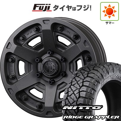 【パンク保証付き】【新品】プラド/ハイラックス 夏タイヤ ホイール4本セット 265/65R17 NITTO リッジグラップラー マーテルギア(MG) アーマーFF 17インチ