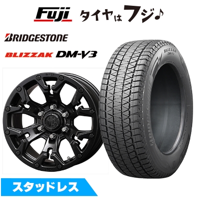 新品 プラド/ハイラックス スタッドレスタイヤ ホイール4本セット 265/65R17 ブリヂストン ブリザック DM-V3 クリムソン マーテルギア(MG) ゴーレム 17インチ