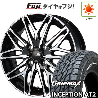 新品 軽自動車 軽トラ 軽バン 夏タイヤ ホイール4本セット 145R12C 80/78N グリップマックス インセプション A/TII RWL(限定) トピー セレブロ WA45 12インチ