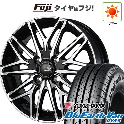 エコピア - 【新品 軽自動車】軽虎 軽ヴァン 夏タイア 車輪4本仕掛ける 145/80R12 80/78N ヨコハマ 青碧地びた Van RY55 トピー セレブロ WA45 12in 夏タイヤ、ホイールセット-自動車