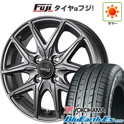 【新品国産車用 4穴100車】 夏タイヤ ホイール4本セット 165/70R14 ヨコハマ ブルーアース ES32 トピー シビラ NEXT F05 14インチ