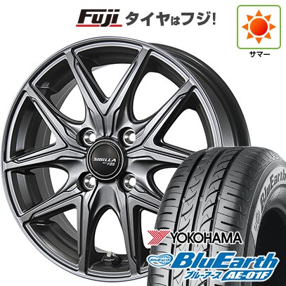 【新品国産車用 4穴100車】 夏タイヤ ホイール4本セット 185/60R15 ヨコハマ ブルーアース AE-01F トピー シビラ NEXT F05 15インチ