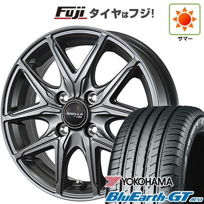 【新品国産車用 4穴100車】 夏タイヤ ホイール4本セット 175/65R14 ヨコハマ ブルーアース GT AE51 トピー シビラ NEXT F05 14インチ
