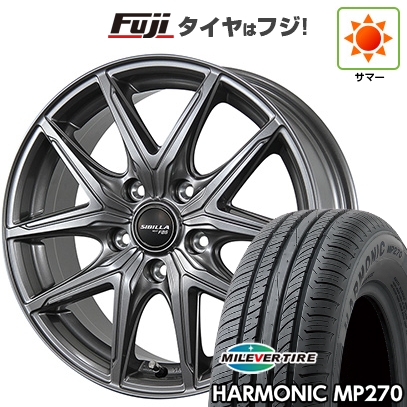 【新品】シエンタ 2022- | 夏タイヤ ホイール4本セット | 195/55R16 | ミレバー ハーモニック MP270(限定) | トピー シビラ NEXT F05 | 6.5J 16インチ