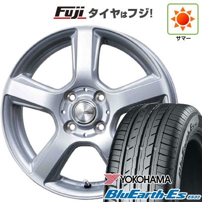 【新品国産車用 4穴100車】 夏タイヤ ホイール4本セット 165/65R14 ヨコハマ ブルーアース ES32 トピー シビラ V-88 14インチ