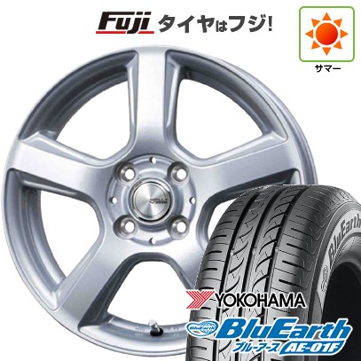 YOKOHAMA BluEarth 14インチ タイヤ・ホイール 4本セット BluEarth 【新品国産車用 4穴100車】 夏タイヤ ホイール4本セット 185