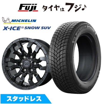 【新品】プラド/ハイラックス スタッドレスタイヤ ホイール4本セット 265/65R17 ミシュラン エックスアイス スノー SUV トピー ヴァブロ RR-01 17インチ