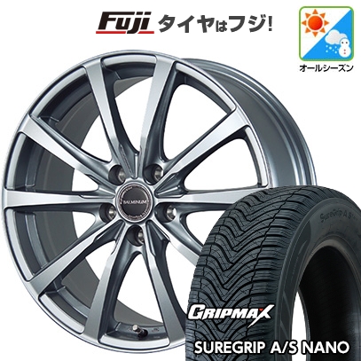 【新品】60系プリウス | オールシーズンタイヤ ホイール4本セット | 195/60R17 | シュアグリップ AS ナノ | ブリヂストン バルミナ LS10 | 6.5J 17インチ