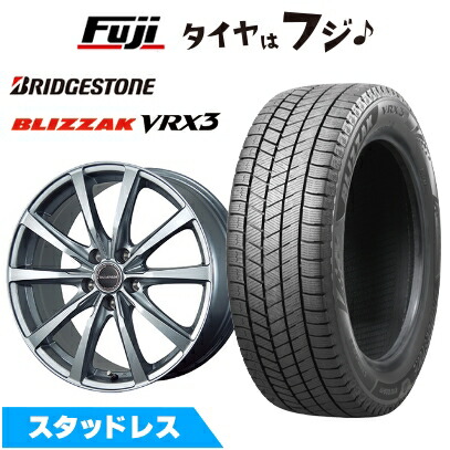 BS BLIZZAK VRX 225/60R17 17インチ スタッドレス 4本 2015年製 ヴェルファイア エクストレイル等　(VTF92) クレジットカード QR決済可能 ブリザック 2025年製 BLIZZAK VRX3 225/60R17 99Q 【4本セット