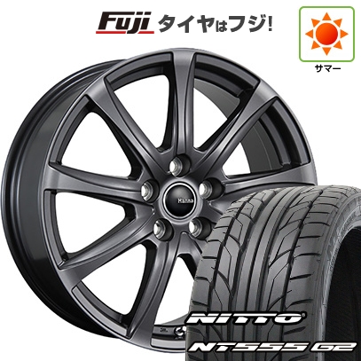 NT - 張り裂ける言いはなつ付き添い人 新品国産車用5穴114.3 | 夏タイア 銀輪4本仕かける | 245/35R19 | ニットー 555 G2 | TWS ハンナ TL9 トヨタ・レクサス専用 | 8J 19in