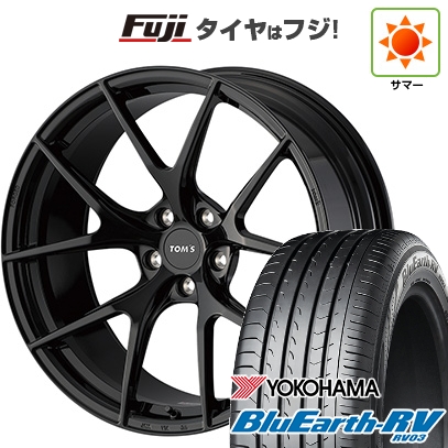 【パンク保証付き】【新品国産車用5穴114.3】 | 夏タイヤ ホイール4本セット | 245/45R19 | ブルーアース RV-03 | TOMS トムス(トヨタ車専用) TWF03 | 19インチ