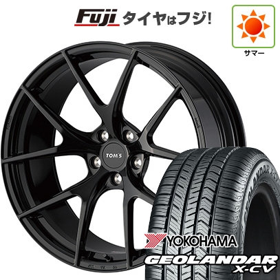 【新品国産車用5穴114.3】 | 夏タイヤ ホイール4本セット | 235/55R19 | ヨコハマ ジオランダー X-CV G057 | TOMS トムス(トヨタ車専用) TWF03 | 8.5J 19インチ