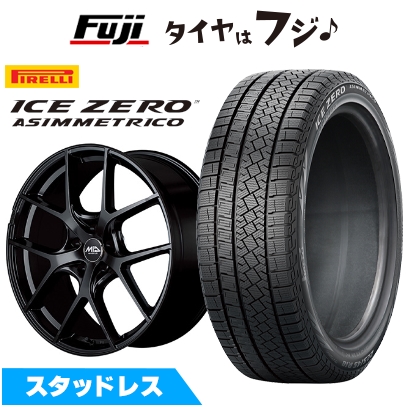 新品40系アルファード/ヴェルファイア用 スタッドレスタイヤ ホイール4本セット 225/60R18 アイスゼロアシンメトリコ レフィナーダ モーション4  18インチ