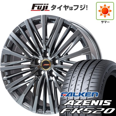 【新品】40系アルファード/ヴェルファイア用 夏タイヤ ホイール4本セット 245/45R20 ファルケン アゼニス FK520L プレミックス MER-V (平座ナット) 20インチ