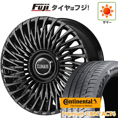 新品 40系アルファード/ヴェルファイア用 夏タイヤ ホイール4本セット 245/40R21 コンチ プレミアムコンタクト6(特価限定) クライメイト 凱旋(GAISEN) 21インチ