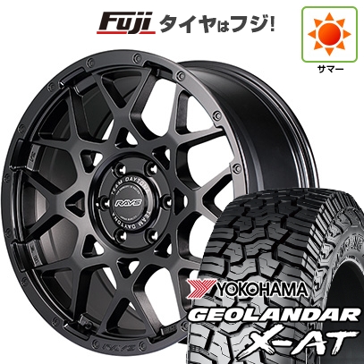 新品 ランクル300 夏タイヤ ホイール4本セット 285/55R20 ヨコハマ ジオランダー X-AT G016 RBL RAYS レイズ デイトナ M8 BLACK EDITION 9J 20インチ