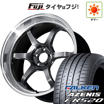 【新品国産車用 5穴100車】 夏タイヤ ホイール4本セット 225/40R18 ファルケン アゼニス FK520L ヨコハマ アドバンレーシング R6 18インチ