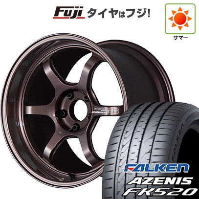 【新品国産車用 5穴114.3車】 夏タイヤ ホイール4本セット 225/50R18 ファルケン アゼニス FK520L ヨコハマ アドバンレーシング R6 18インチ